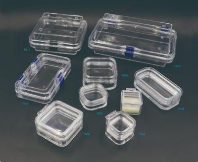 Dental Material Tooth Tray Denture Plastic Storage Box with Films