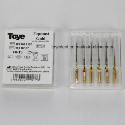 High Quality Dental Rotary Endodontic Niti Endo Files Topmost File Tg-6