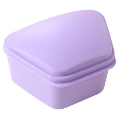 Factory Price Customized Logo Colorful Plastic Orthodontic Mouth Gurd Denture Storage Box