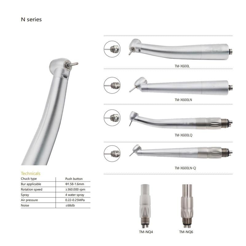 High-Quality High Speed Handpiece, Dental Handpieces