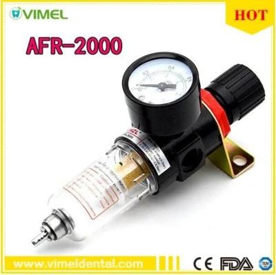 Dental Unit Spare Parts Air Filter with Gauge Afr-2000 Compressors