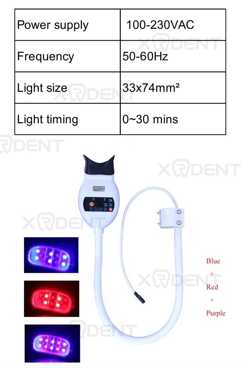 Tooth Whitening Light Machine Connected with Dental Equipment