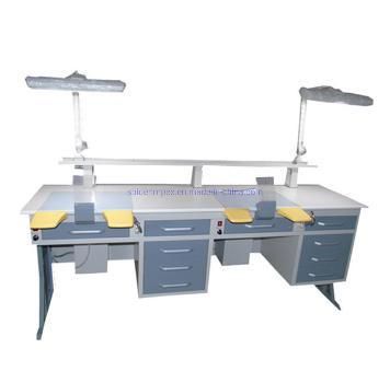 Customized Dental Lab Bench Workstation Dental Lab Work Bench with Dust Collection System