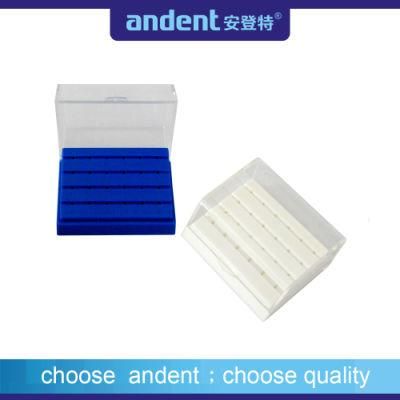 Dental Plastic Disinfection Burs Holder Box 24 Slot