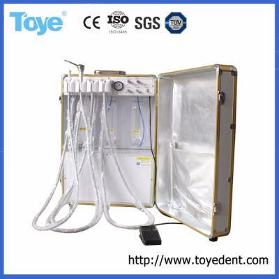 Moveable Portable Dental Turbine Unit with Oil-Less Air Compressor