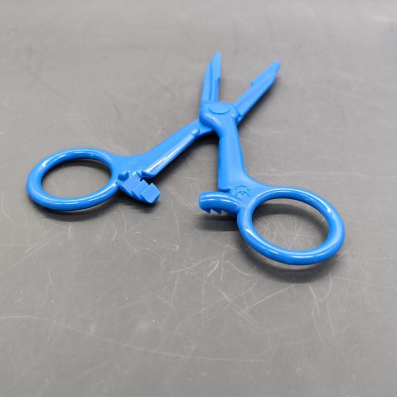 Plastic Blue Dental Haemostatic Forceps