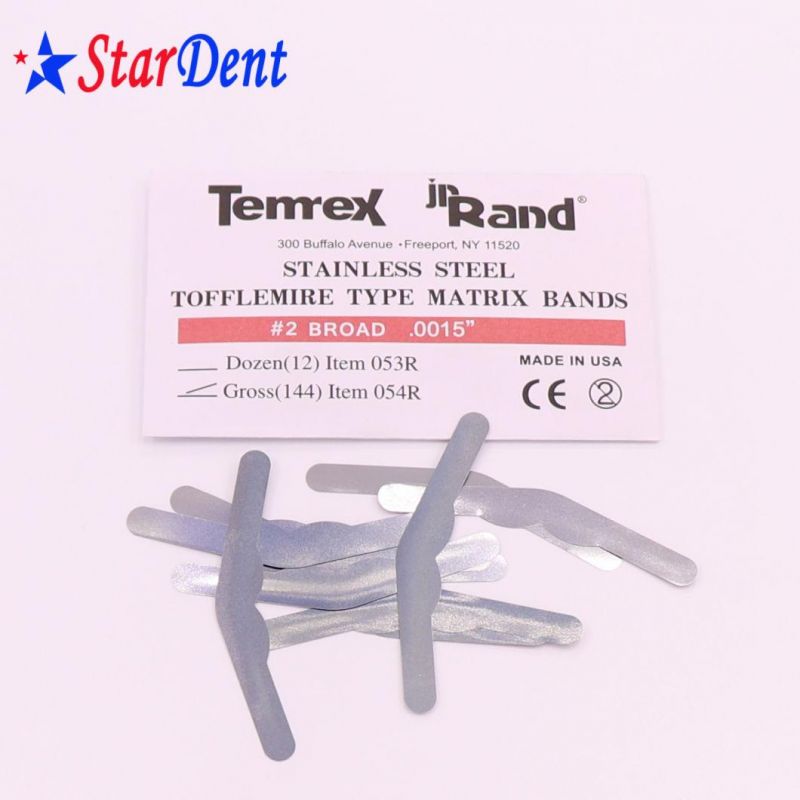 Dental Steel Matrix J Bands of Clinic Hospital Medical Lab Surgical Diagnostic Dentist Equipment