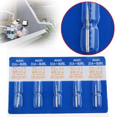 Hot Selling Dental Dental Orthodontic Burs High Speed Handpiece Diamond Burs with Ce