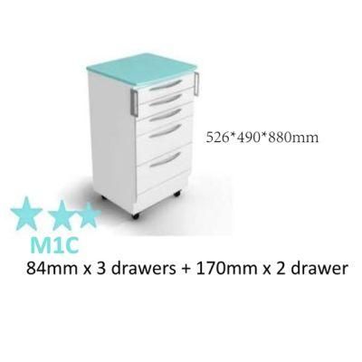 M1c Dental Unit Portable Trolley Cart Mobile Instrument Cabinet