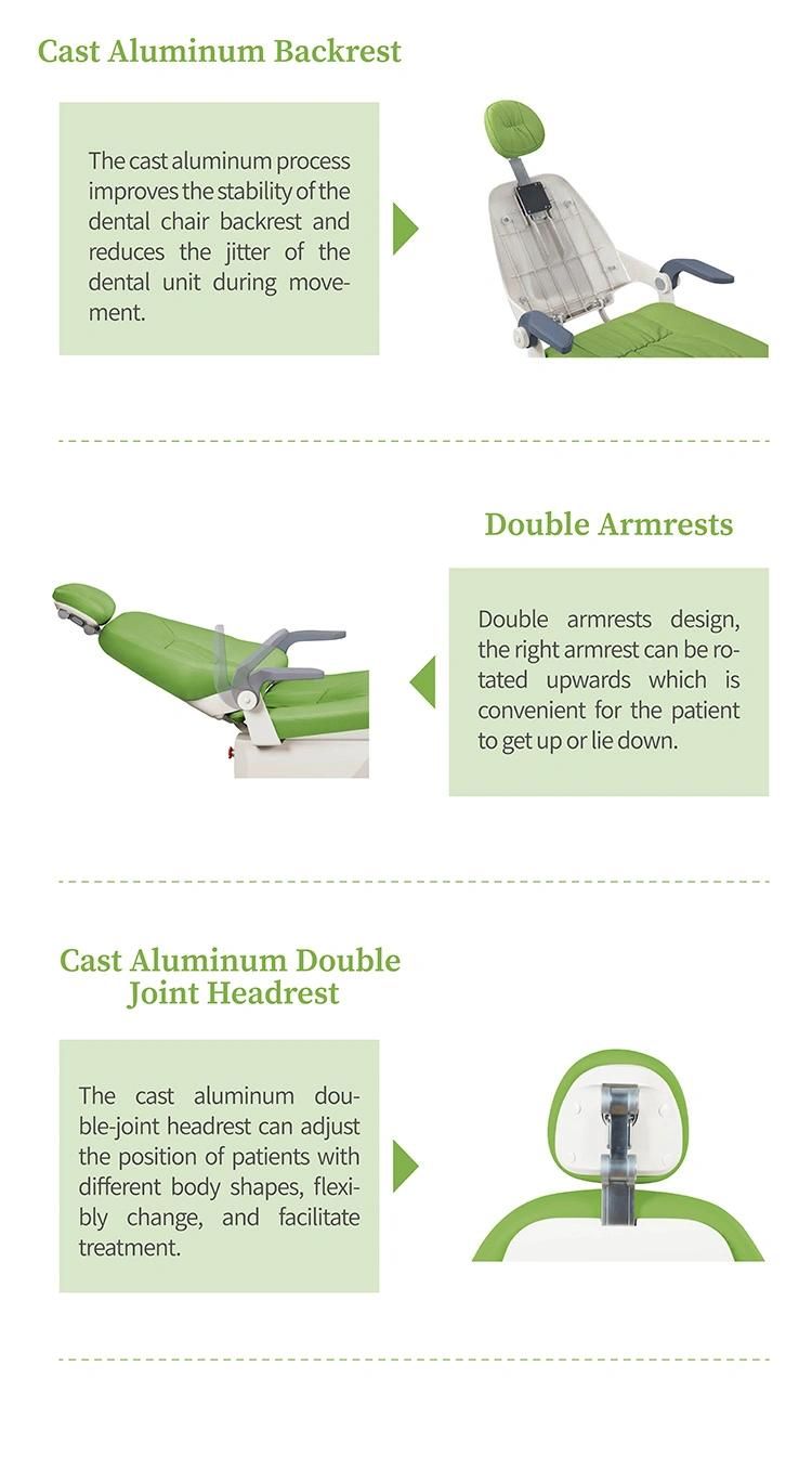 Top Quality Ce Approved Dental Chair Tooth Chair/Dental Hygiene Chairs for Sale/Dental Unit Prices