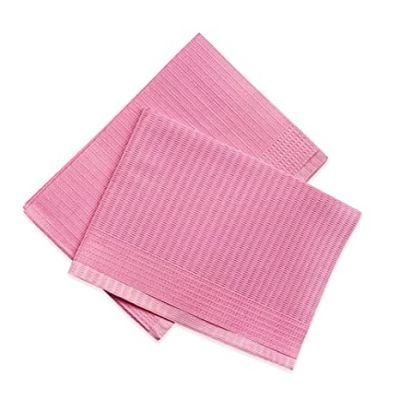 Best Sealing Product Dental Consumables Bibs Disposable Dental Pink Bibs to Dentist Use