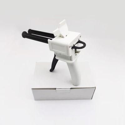 Dental Silicone Glue Rubber Dispenser Mixing Gun Syringe 1: 1/2: 1