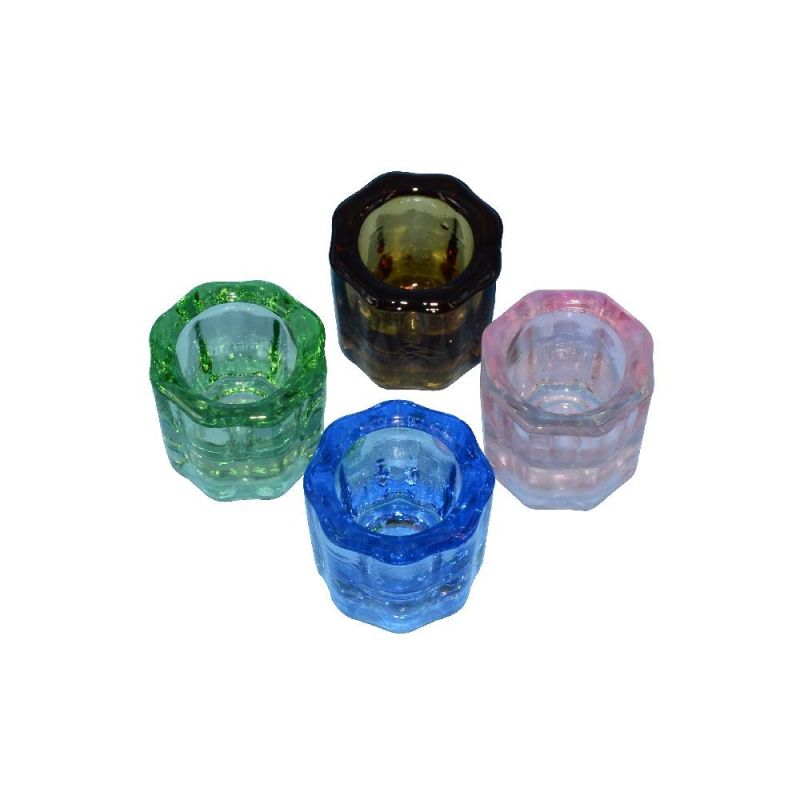 Hot Sale Octagonal Medication Mixing Cup Crystal Glass