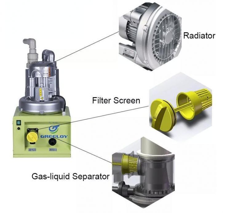 High Vacuum Extraoral Suction Dental Suction Unit with CE