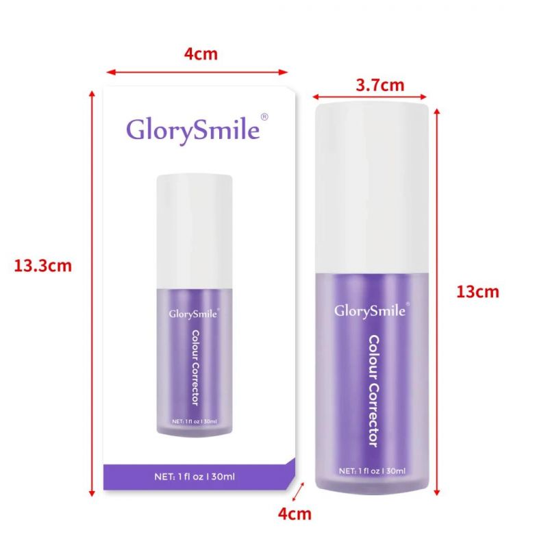 V34 Color Corrector Teeth Whitening Professional Brighten Teeth Purple Toothpaste