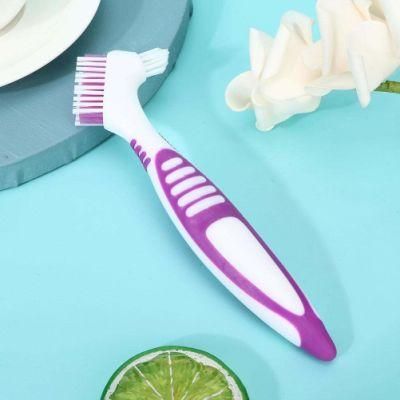 Ergonomic Denture Tooth Brush with Handle