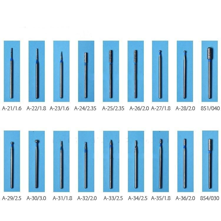 Diamond Polishing Grinding Drill Grinder Bits Rotary Tool Dental Burs