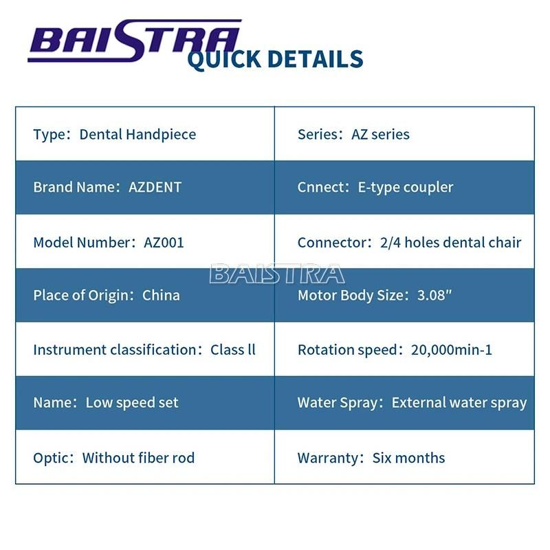 Hot Sale Inner Water Spray Dental Low Speed Handpiece Kit