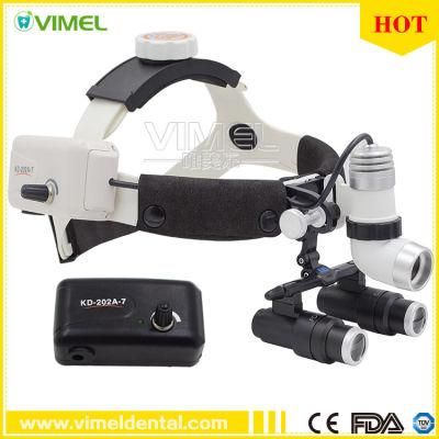 Medical Dental Binocular Loupes with Headlight Surgical Equipment