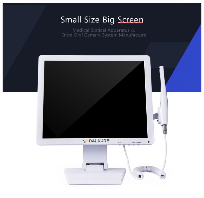 Multi-View Display Intra Oral Camera with Clear LCD Monitor Function Buttons