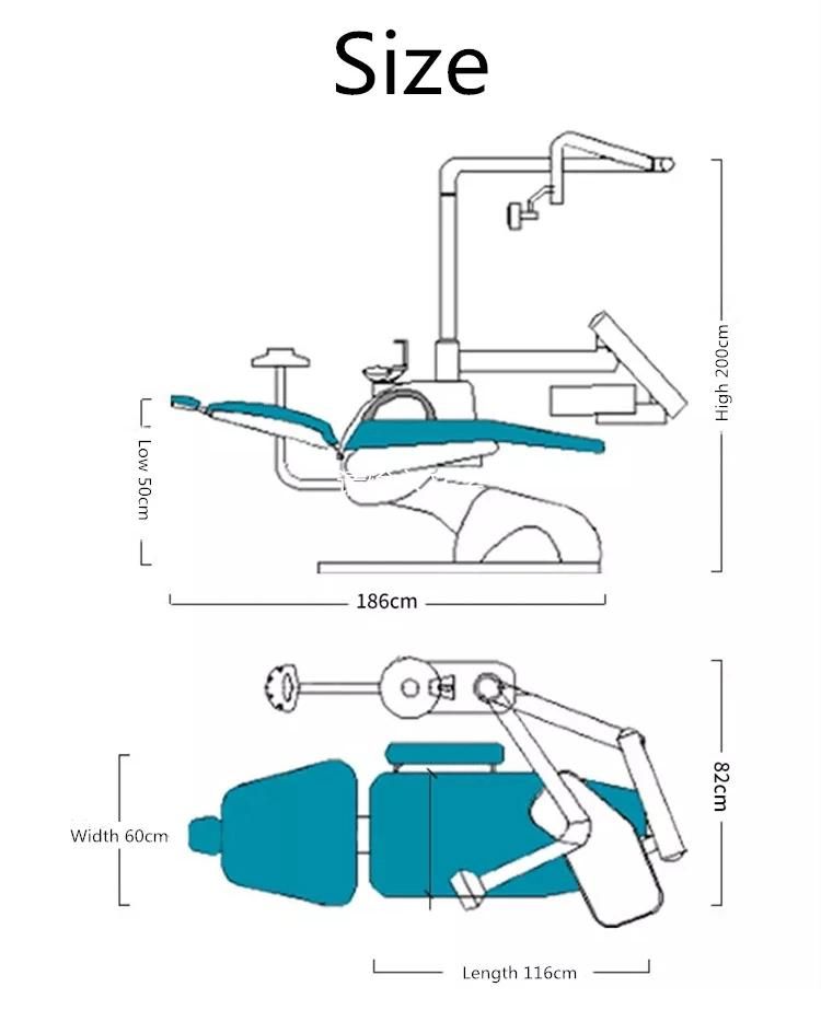 Economical Dental Chair Medical Equipment Dental Unit Clinic Package Dental Clinic Chair Unit
