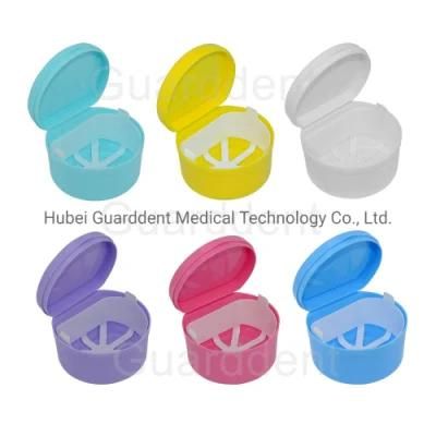 Hot Selling Colorful Dental Tooth Box Exquisite Denture Box with Strainer