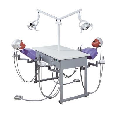 Dental 2 Students Training Double Teaching Manual Phantom Simulation Unit