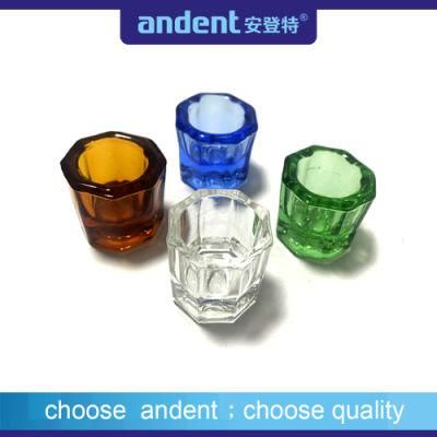 Colorful Dental Glass Dappen Dish with Drop Resistance Packing Design
