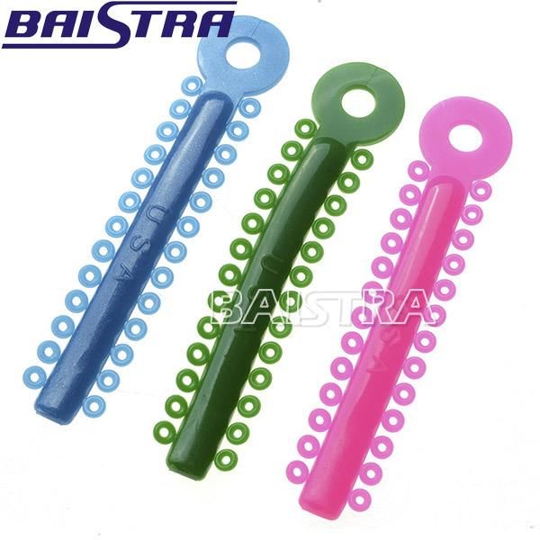 Orthodontic Material Strip Shaped Multi-Colored Dental Ligature Ties