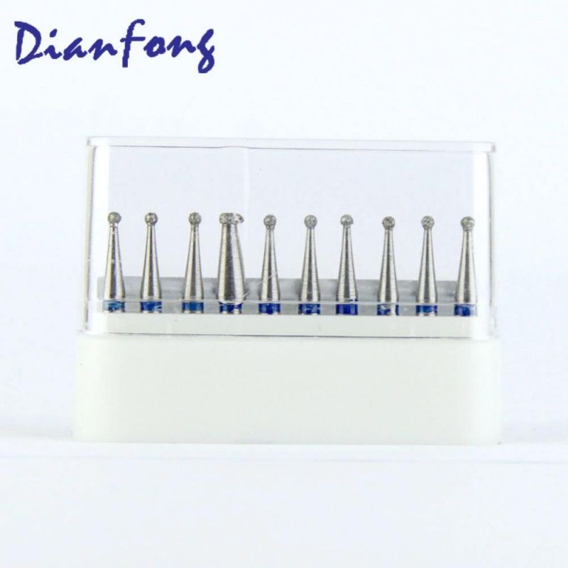 001-R014m (BR-R41) Round Shape Medium Grit Ra Dental Diamond Burs