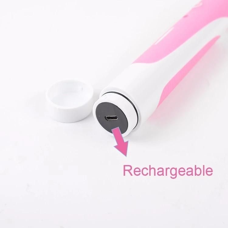 Soft Popular LED Light Sonic Electric Teeth Bleaching Toothbrush