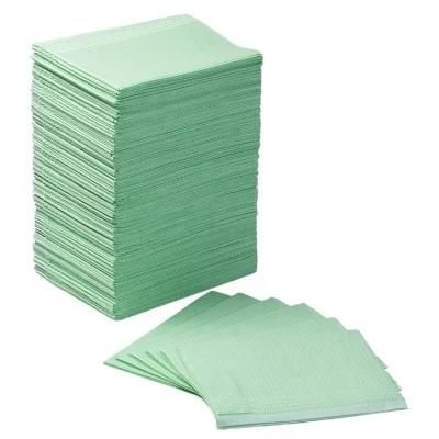 Surgical Consumable 3 Ply Disposable Waterproof Premium Raw Material Medical Napkins Dental Bibs