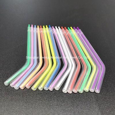 Clear Tube Colored Core Air Water Syringe Tips