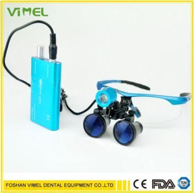 Dental Loupes Surgical Binocular Loupe Magnifier Head Light 2.5X 3.5X