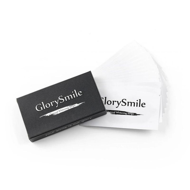 Wholesale Glory Smile Dental Bright Manufactory HP/Cp/Pap Custom Service Bamboo Charcoal Home/Hotel/Salon Black Teeth Whitening Strips