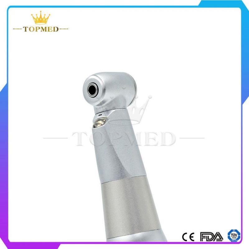 Dental LED E-Generator Low Speed Handpiece Contra Angle Inner Spray