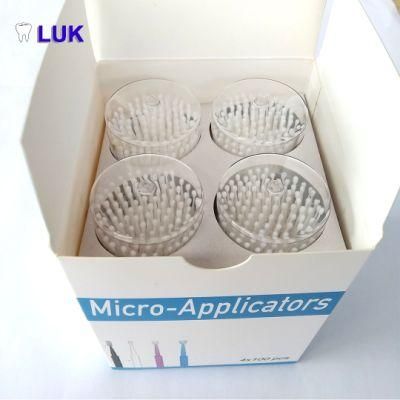 Disposable Micro Applicator Brushes Dental Brush for Oral 100 PCS (White)