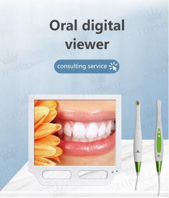 Dental Microscope with Camera Install on Dental Chair of Dental Equipment