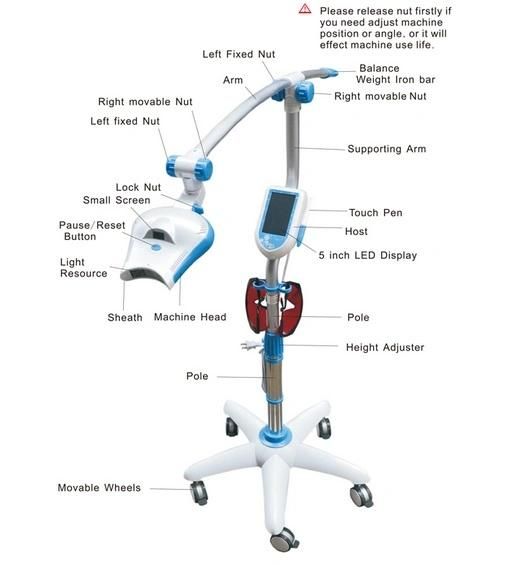 Dental LED Teeth Whitening Machine Bleaching Light with Camera MD885