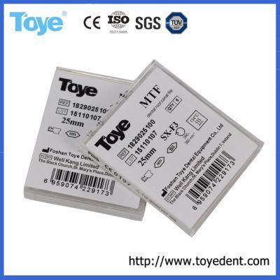 Dental Toye Protaper Rotary File Niti Material Mtf Engine Use