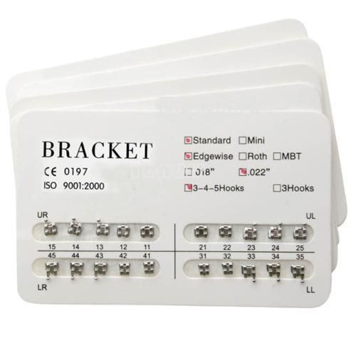 0.022 Self Ligating Dental Metal Braces 345 Hooks Orthodontic Brackets