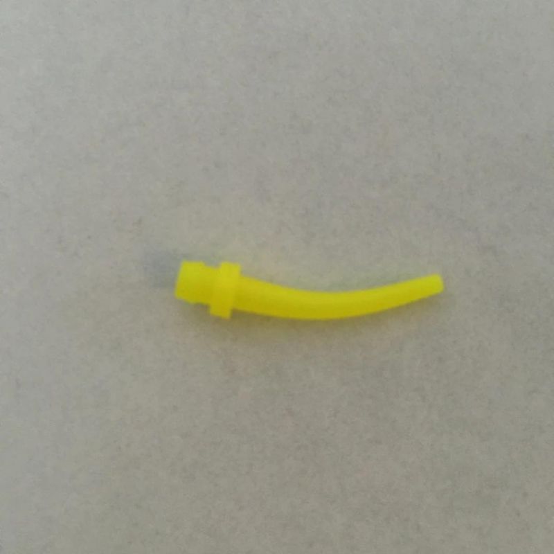 Dental Yellow Color Mixing Oral Mixing Tips Curved Tip