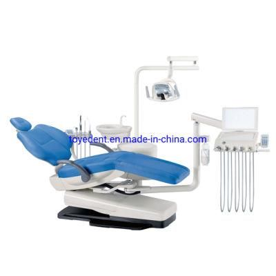 Digital Control Dental Unit Chair Down-Mounted &amp; up-Mounted Tray