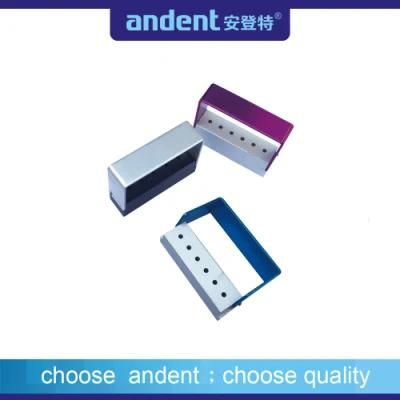 Dental Aluminum Opening Autoclavable Bur Holder Box