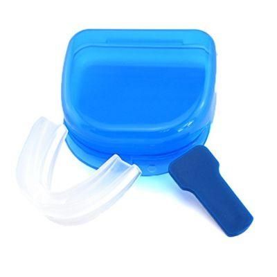 Silicone Anti Snore Sleep Apnea Mouthpiece Tray Sleeping Aid Mouthguard