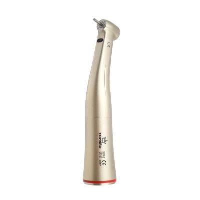 Increasing Red Ring 1: 5 with Light Contra Angle Handpiece Push Button Medical Dental Handpiece