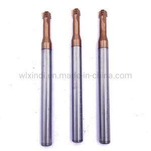 M2.5*0.45*D4 Tungsten Carbide Three-Tooth Thread End Mill