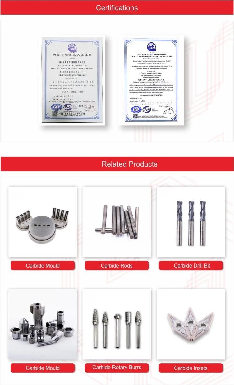 Tungsten Carbide Milling Cutter Tool CNC Milling Drill