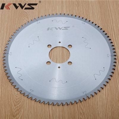 Kws Diamond Panel Saw Blade for Wood PCD Wood Saw Blade for Panel Sizing Machine CNC Kdt Machinery Parts 400*75*4.4*84t Tp