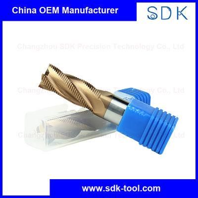 High Quality Carbide Roughing Square End Mills with 4 Flutes